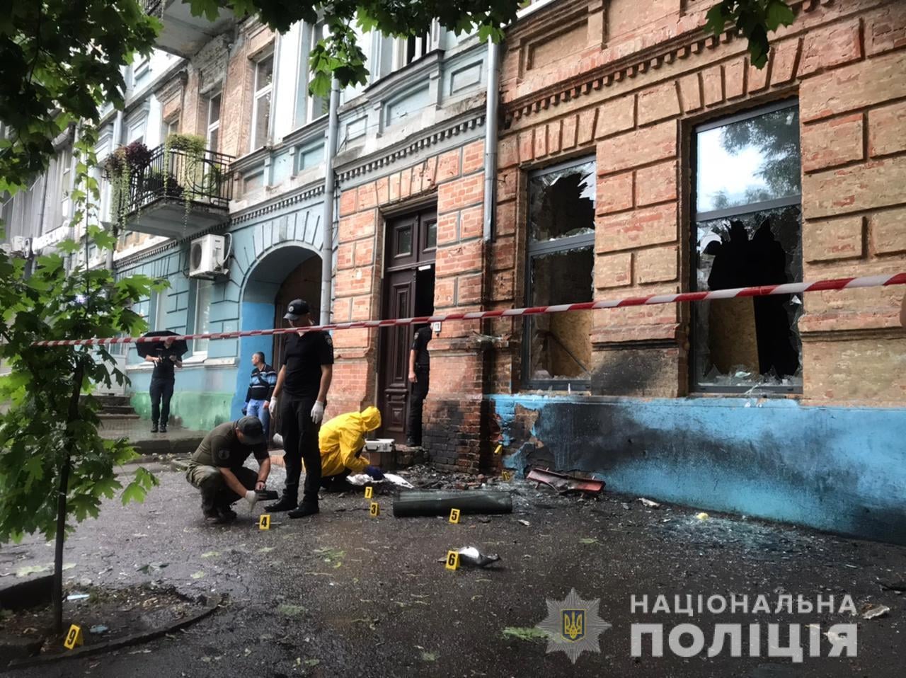 В Днепре прогремели взрывы в нежилом помещении. Скриншот из фейсбука Нацполиции